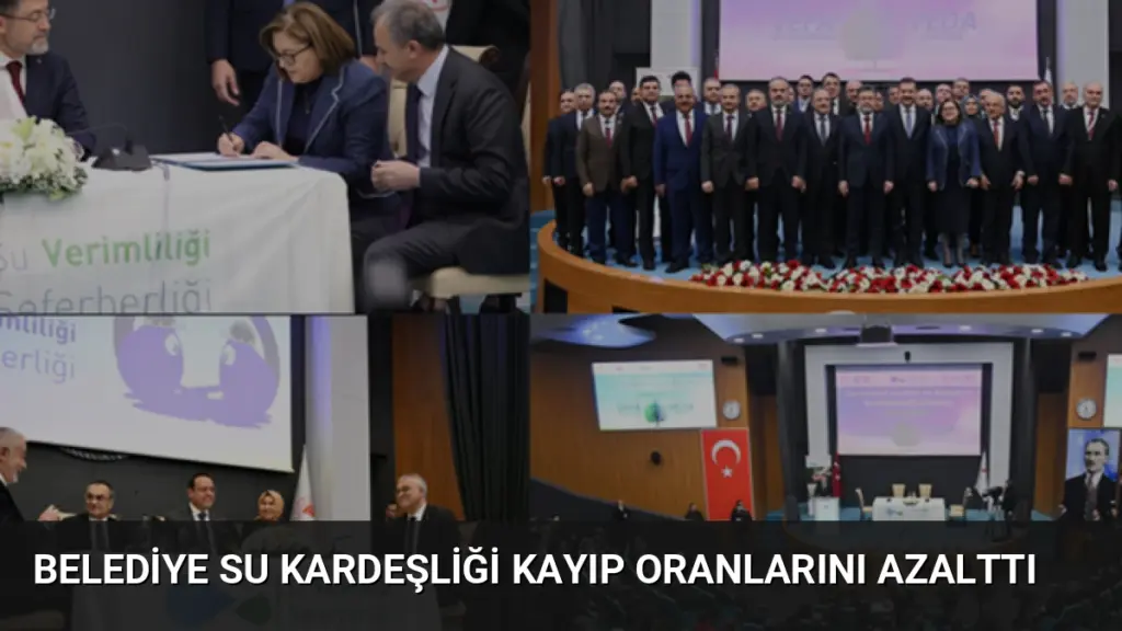 Belediye Su Kardeşliği Kayıp Oranlarını Azalttı