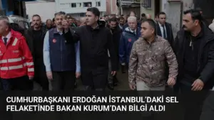 Cumhurbaşkanı Erdoğan İstanbul’daki Sel Felaketinde Bakan Kurum’dan Bilgi Aldı