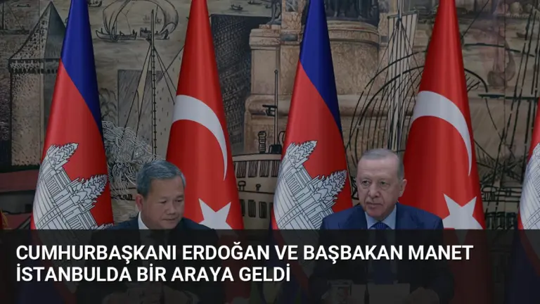Cumhurbaşkanı Erdoğan ve Başbakan Manet İstanbulda Bir Araya Geldi
