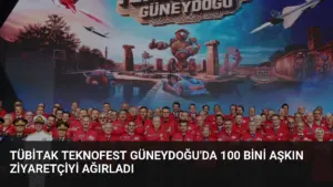 TÜBİTAK TEKNOFEST Güneydoğu’da 100 Bini Aşkın Ziyaretçiyi Ağırladı